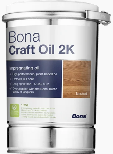 Bona Craft Oil 2K – opakowanie oleju do drewna