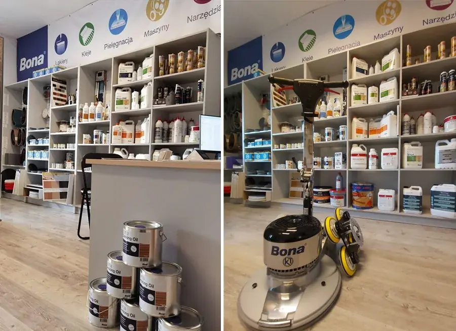 Produkty do montażu i pielęgnacji podłóg drewnianych